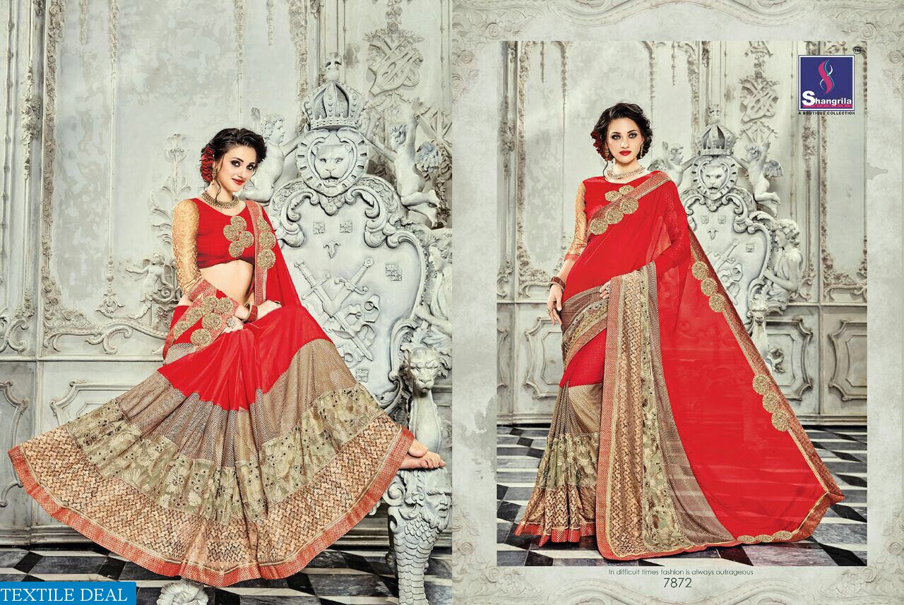 Shangrila paris rose vol-2 Wholesale party-wear Ethnic Saree